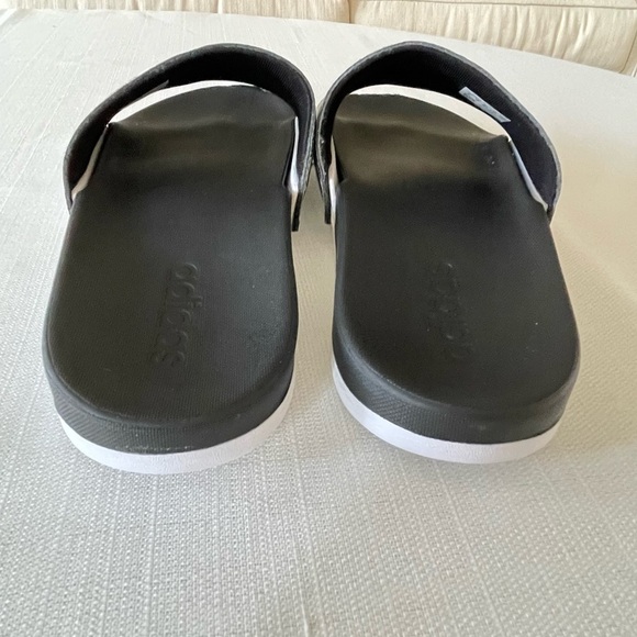 Adidas Synthetic Adilette Three Stripe Life Comfort Slides - Picture 14 of 17
